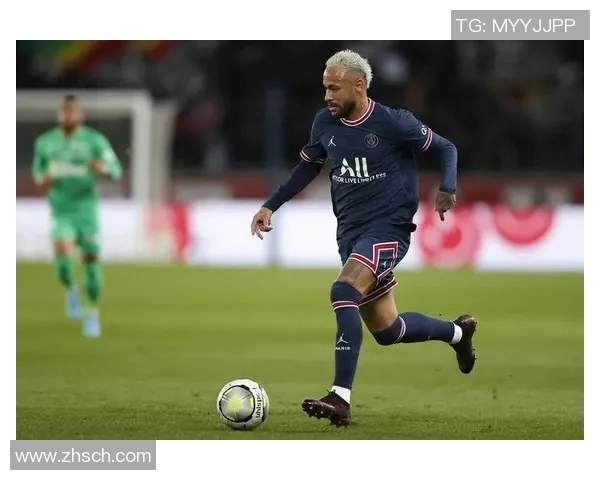 内马尔在法甲比赛中连续3场进球，助巴黎圣日耳曼豪取胜利